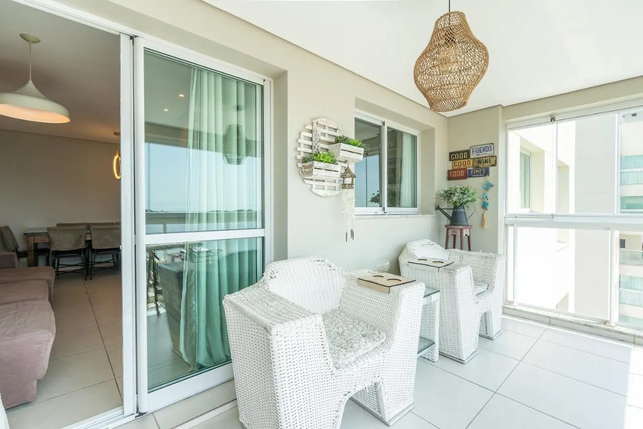Apartamento 3 Quartos Com Vista Mar Deslumbrante, Ar-Condicionado, Wi-Fi, Cozinha Completa, Condominio Home Club Com Piscina, Sauna, Academia, Quadra De Esportes Playground Infantil, Salao De Jogos E Mini Mercado A 40M Da Praia E 1400M Do Beto Carrei Penha  0*, Penha (Santa Catarina)