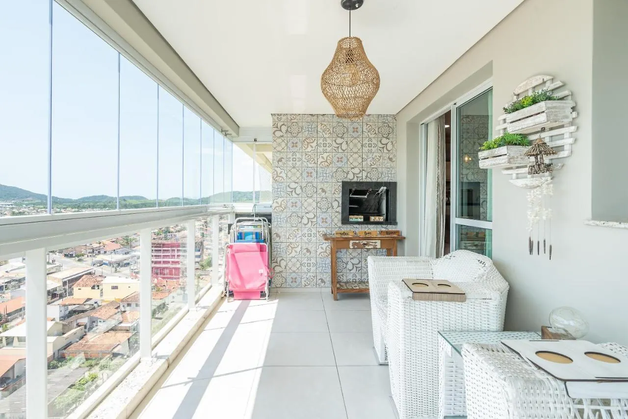 Apartamento 3 Quartos Com Vista Mar Deslumbrante, Ar-Condicionado, Wi-Fi, Cozinha Completa, Condominio Home Club Com Piscina, Sauna, Academia, Quadra De Esportes Playground Infantil, Salao De Jogos E Mini Mercado A 40M Da Praia E 1400M Do Beto Carrei Penha  Apartment