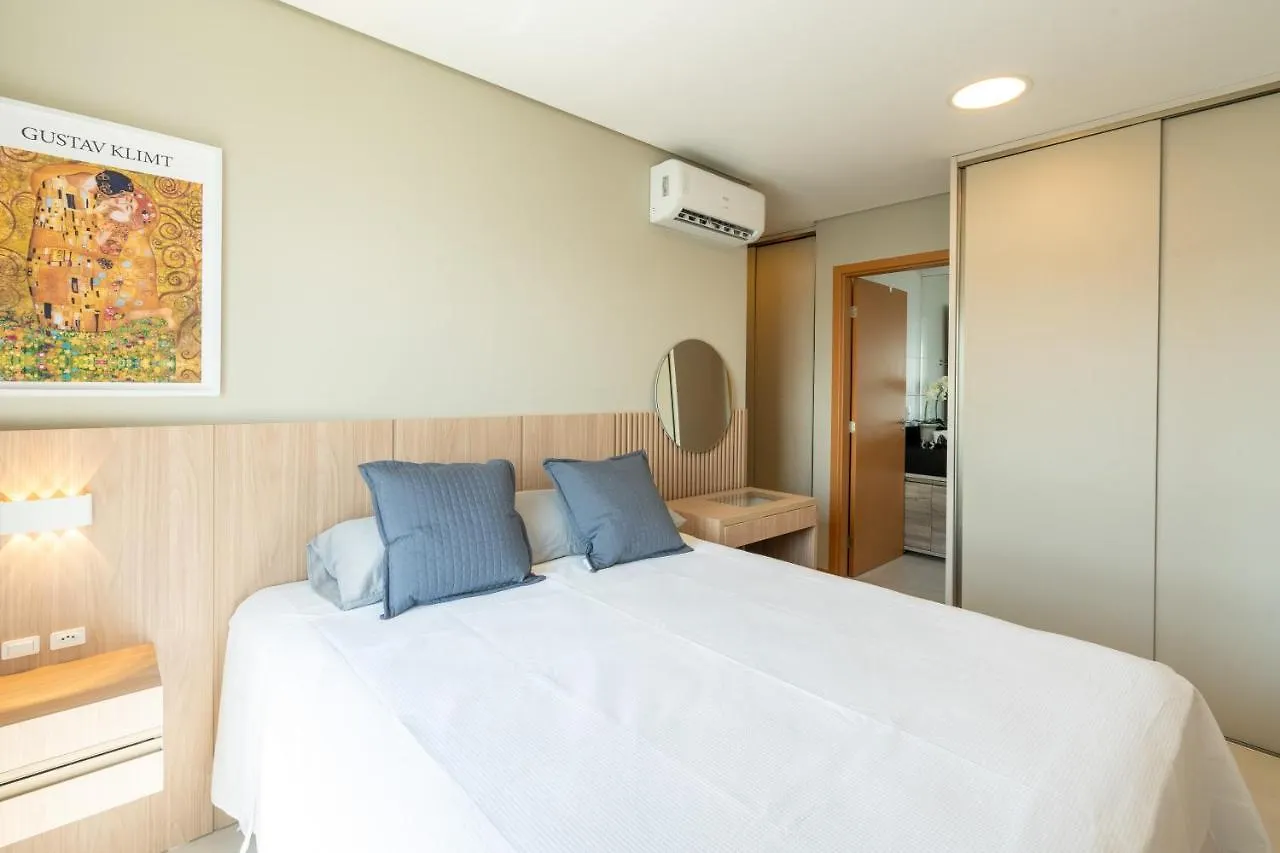 Apartamento 3 Quartos Com Vista Mar Deslumbrante, Ar-Condicionado, Wi-Fi, Cozinha Completa, Condominio Home Club Com Piscina, Sauna, Academia, Quadra De Esportes Playground Infantil, Salao De Jogos E Mini Mercado A 40M Da Praia E 1400M Do Beto Carrei Penha  Brazil
