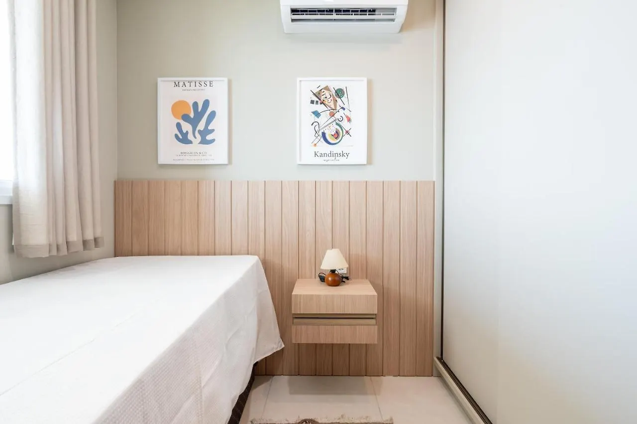 Apartamento 3 Quartos Com Vista Mar Deslumbrante, Ar-Condicionado, Wi-Fi, Cozinha Completa, Condominio Home Club Com Piscina, Sauna, Academia, Quadra De Esportes Playground Infantil, Salao De Jogos E Mini Mercado A 40M Da Praia E 1400M Do Beto Carrei Penha  Penha (Santa Catarina)