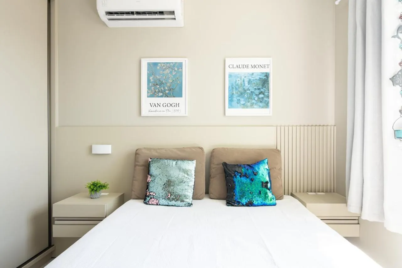 Apartamento 3 Quartos Com Vista Mar Deslumbrante, Ar-Condicionado, Wi-Fi, Cozinha Completa, Condominio Home Club Com Piscina, Sauna, Academia, Quadra De Esportes Playground Infantil, Salao De Jogos E Mini Mercado A 40M Da Praia E 1400M Do Beto Carrei Penha